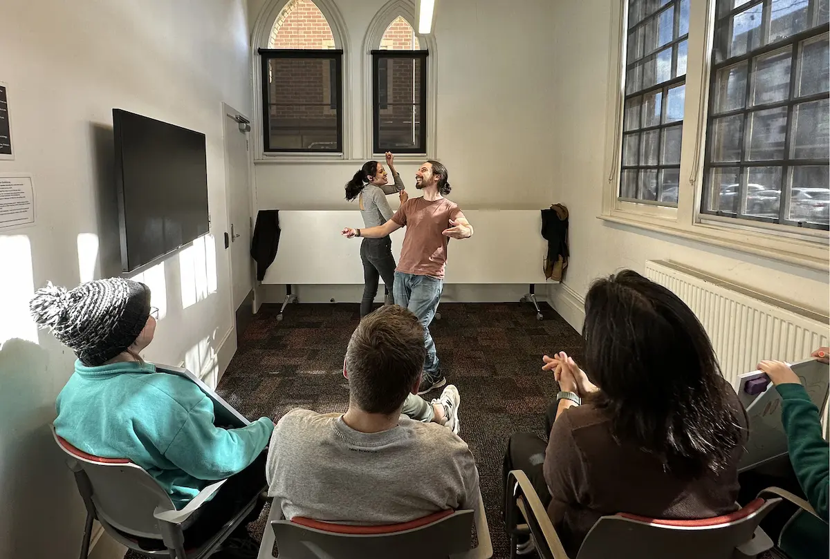 Breakfast Club workshop in action